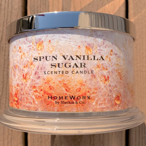 🆕SPUN VANILLA SUGAR HARRY SLATKIN HOMEWORX 4 WICK 18oz CANDLE NWTS! - Picture 1 of 6